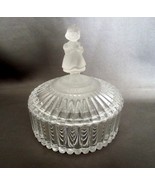 Hummel Crystal Dish Round Trinket Box with Figurine Lid Goebel 1993  - £23.44 GBP