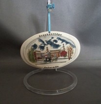 Porcelain  Breckenridge, CO Oval Wall Plaque Ornament  (1996) - £7.23 GBP