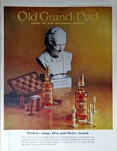 Old Grand Dad Whskey, 60&#39;s Full Page Color Illustration, 10 1/2&quot; x 13 1/... - £14.30 GBP