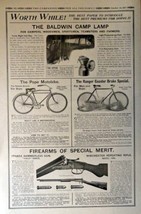 Baldwin Camp Lamp,Ithaca Hammerless Gun,the Pope Motobike,the Ranger Bra... - £14.05 GBP