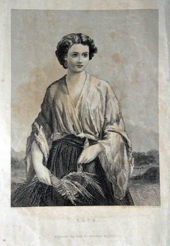 Primary image for A. Johnston,Painting 1800's Engraved & Printed by Illman Brother's B&W Art, 6...