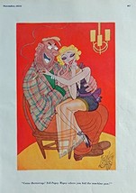 Rodney DeSarro, Cartoon. Original Vintage 30&#39;s Esquire Magazine Color Il... - £14.06 GBP