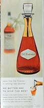 Old Forester Whiskey, 50&#39;s Print ad. Color Illustration (decanter) Authentic ... - £13.98 GBP