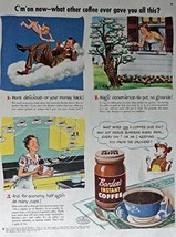 Borden&#39;s Instant Coffee, 40&#39;s Print ad. Full Page Color Illustration (what ot... - £14.30 GBP