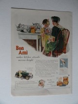 Bon Ami, 20&#39;s Print Ad. full page color Illustration, print art (mother and d... - £14.30 GBP