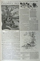 The Children's Page, May 11, 1916, The Youth's Companion [261]. Stories, Puzz... - $17.89