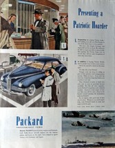 1945 Packard, 40&#39;s Print Ad. Color Illustration 10 1/2&quot; X 13 1/2&quot; Print ... - £14.07 GBP