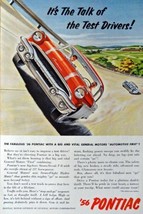 1956 Pntiac Car, Print Advertisment. Full Page Color Illustration, 6 3/4... - £14.03 GBP