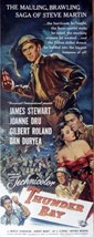 Thunder Bay, 50's Movie Print Ad. Color Illustration (James Stewart,Joanne Dr... - $17.89