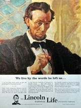 the Lincoln National Life Insurance, 60&#39;s full page Color Illustration, 10 1/... - £14.24 GBP