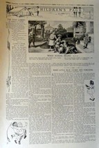 Children&#39;s Page, September 11, 1913 #473 The Youth&#39;s Companion 10 1/2&quot; x 16&quot; ... - £14.38 GBP