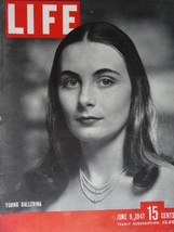 Young Ballerina, 40&#39;s B&amp;W Life magazine cover art. 10 1/4&quot;x14&quot;(cover onl... - £14.24 GBP