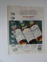 Bellows Whiskey, 50&#39;s Print Ad. full page Color Illustration, print ad (Bello... - £14.29 GBP