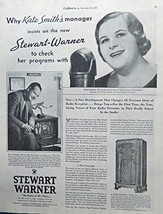 Stewart Warner Radio. Print ad. 30&#39;s Illustration. Fantastic, scarce old ad.(... - £14.26 GBP