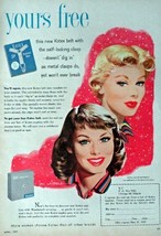 Kotex, 50&#39;s Print Advertisment. Full Page Color Illustration 8 1/4&quot; X 11&quot; Pri... - £14.52 GBP