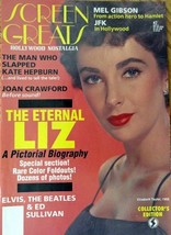 Liz Taylor, Magazine Cover, color Illustration 7 3/4" x 10 3/4" Magazine Cove... - $17.89