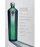 Tanqueray No. Ten Gin, Vintage Print Ad. Color Illustration (green bottl... - £10.22 GBP