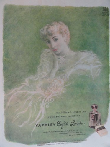 Primary image for Yardley English Lavender Soap, 40's Full Page Color Painting/Illustration, 10...