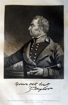 Capt. Eaton,Painting- Engraved by John Sartain, Steel Engraving, Painting 180... - $17.89