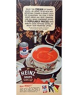 57 Heinz Soups, Print Ad. Color Illustration (cream of tomato) Original ... - £10.22 GBP