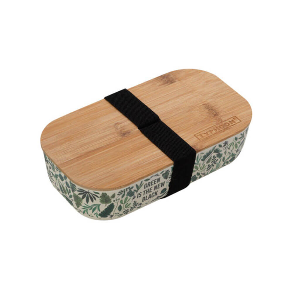 Typhoon Green New Black Bamboo Lunch Box (20x11x6cm) - $33.57