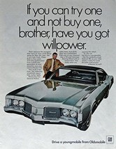 1968 Oldsmobile, 60&#39;s Print Ad. Full Page Color Illustration (if you can try ... - £14.01 GBP