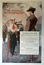 Norman Rockwell, 1917 Color painting,print art (Fisk Club Boys are doing thie... - $17.89