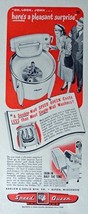 Speed Queen Washers, 40&#39;s Print Ad. Color Illustration (here&#39;s a pleasant sup... - £14.07 GBP
