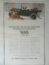 The Willys Overland Company Automobiles, Color Painting,11&quot;x16&quot;[Overland... - £13.98 GBP