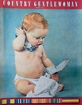 Baby, 40&#39;s Color Illustration, painting, print art, (Country Gentlewoman) Ori... - £14.38 GBP