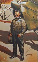 Curtiss Hawk Pursuit Airplane, James H. Doolittle, Painting by John F. Amendo... - £10.27 GBP