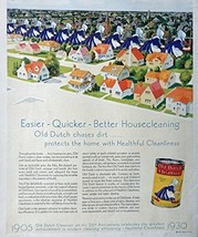Old Dutch Cleanser, 30&#39;s Full Page Color Illustration,print art, (chases dir)... - £14.26 GBP
