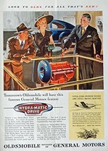 Hydra-Matic Drive, 40&#39;s Print ad. full page Color Illustration (Oldsmobile...... - £8.59 GBP