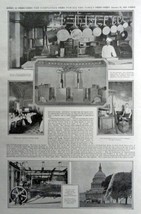 United States Capitol. 1916 Print Ad. Full Page B&amp;W Illustration 11&quot; X 1... - $17.89