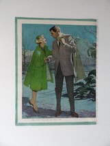 Al Buell, 50's Full page Color Illustration, painting,print art (woman apolog... - $17.89
