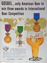 Goebel Beer, 50&#39;s Print ad. Full Page Color Illustration (three awards, Antwe... - £14.06 GBP