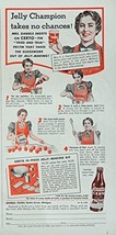 Certo, General Foods, 40&#39;s Print ad. Color Illustration (jelly champion) Auth... - £14.29 GBP