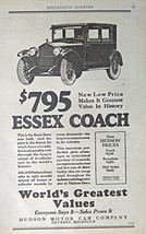 Essex Coach Car. Original vintage print ad. 20&#39;s Illustration. Fantastic, sca... - £14.07 GBP