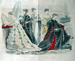 This vintage fashion print is originally from Les Modes Parisiennes Peterson&#39;... - £14.07 GBP