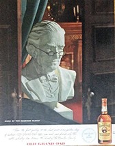 Old Grand Dad Whiskey, 40's Print ad. Full Page Color Illustration (every gol... - $17.89