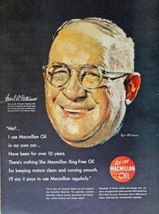 Macmillan Oil, 40&#39;s Print Ad. Earl Blossom Color Illustration (Carl A. P... - $17.89