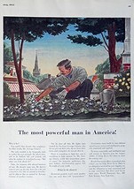 The most powerful man in America, 30&#39;s Print Color Illustration (Mr. average ... - £14.07 GBP