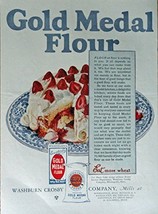 Gold Medal Flour, 20&#39;s Print Ad. Full Page Color Illustration (Washburn crosb... - £13.97 GBP