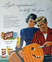 Schlitz Beer, Print advertisment. 50&#39;s Color Illustration, 10 1/4&quot; x 13 1/4&quot; ... - £14.03 GBP