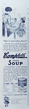 Campbell&#39;s Tomato Soap, Print Ad. B&amp;W Illustration (Campbell Soup Kid) origin... - $17.89