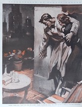 Pruett Carter, 30's Full Page Color Illustration, print art, (man and woman, ... - $12.99