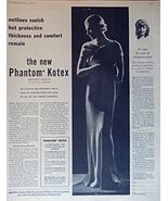 New Phantom Kotex, 1930's Print ad. Full Page B&amp;W Illustration (to ease ... - $14.99
