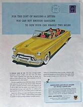 Ethyl Gasoline, 50&#39;s Print Ad. full page Color Illustration (for the cost of ... - £14.29 GBP