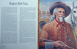 Buffalo Bill Cody Painting by Robert Lindneux print art [story by Ellen Hohen... - £14.15 GBP