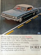 1964 Fairlane 500, Print Ad. 60&#39;s full page color Illustration, 10 1/2&quot; x 13 ... - £8.62 GBP